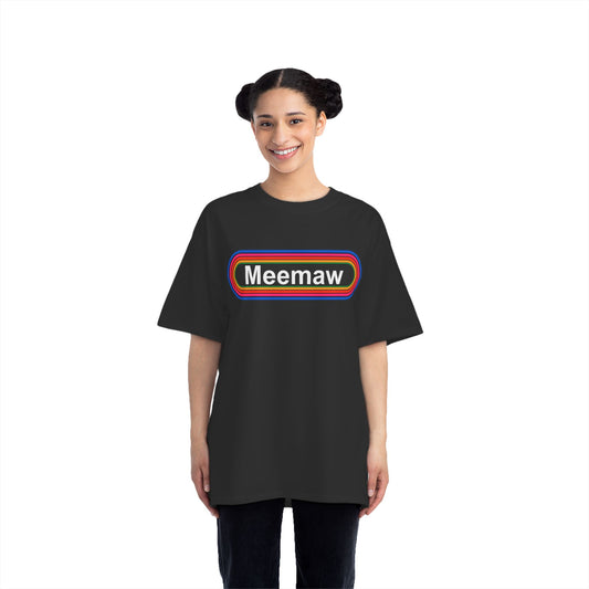 Meemaw T-Shirt: (Hanes Beefy-T 100% Preshrunk Cotton) Custom Printed by TheGlassyLass