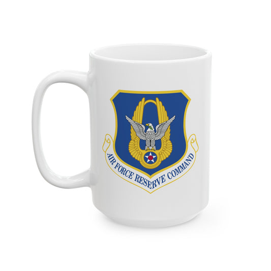 Air Force Reserve Command - Double Sided White Ceramic Coffee Mug 15oz by TheGlassyLass.com