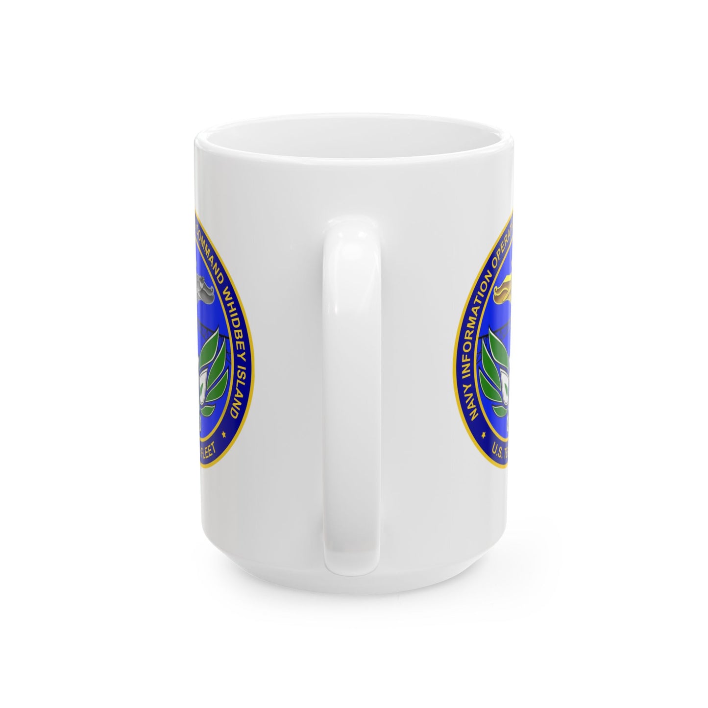 Naval Air Station Whidbey Island Coffee Mug - Double Sided Print, White Ceramic, 15oz by TheGlassyLass.com