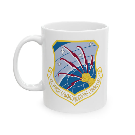 Air Force Communications Command - Double Sided White Ceramic Coffee Mug 11oz by TheGlassyLass.com