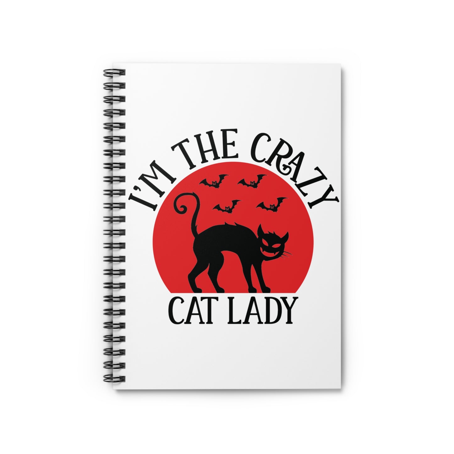 Crazy Cat Lady: Spiral Notebook - Log Books - Journals - Diaries - and More Custom Printed by TheGlassyLass