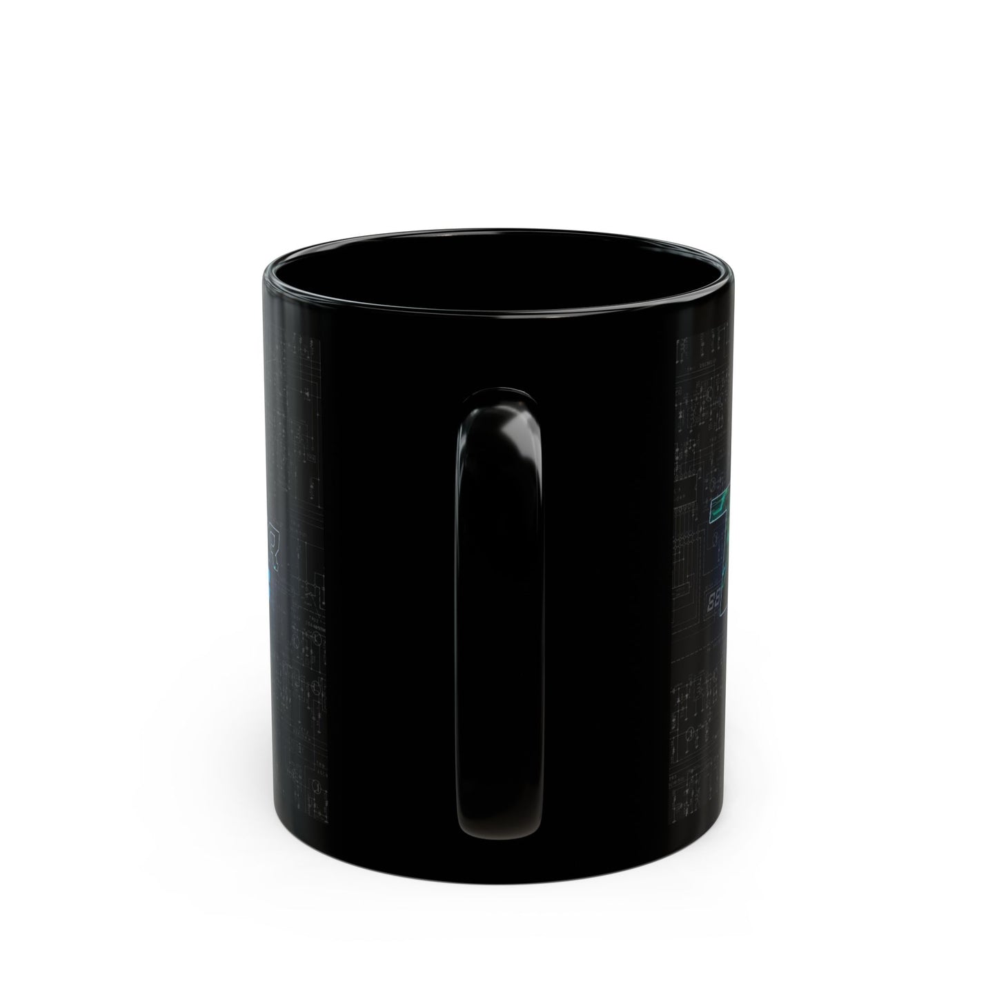 Custom Design for Tyler - 11oz Black - Original Background - Double Sided Logo