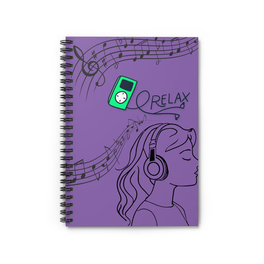 Relax in Solitude: Spiral Notebook - Log Books - Journals - Diaries - and More Custom Printed by TheGlassyLass.com