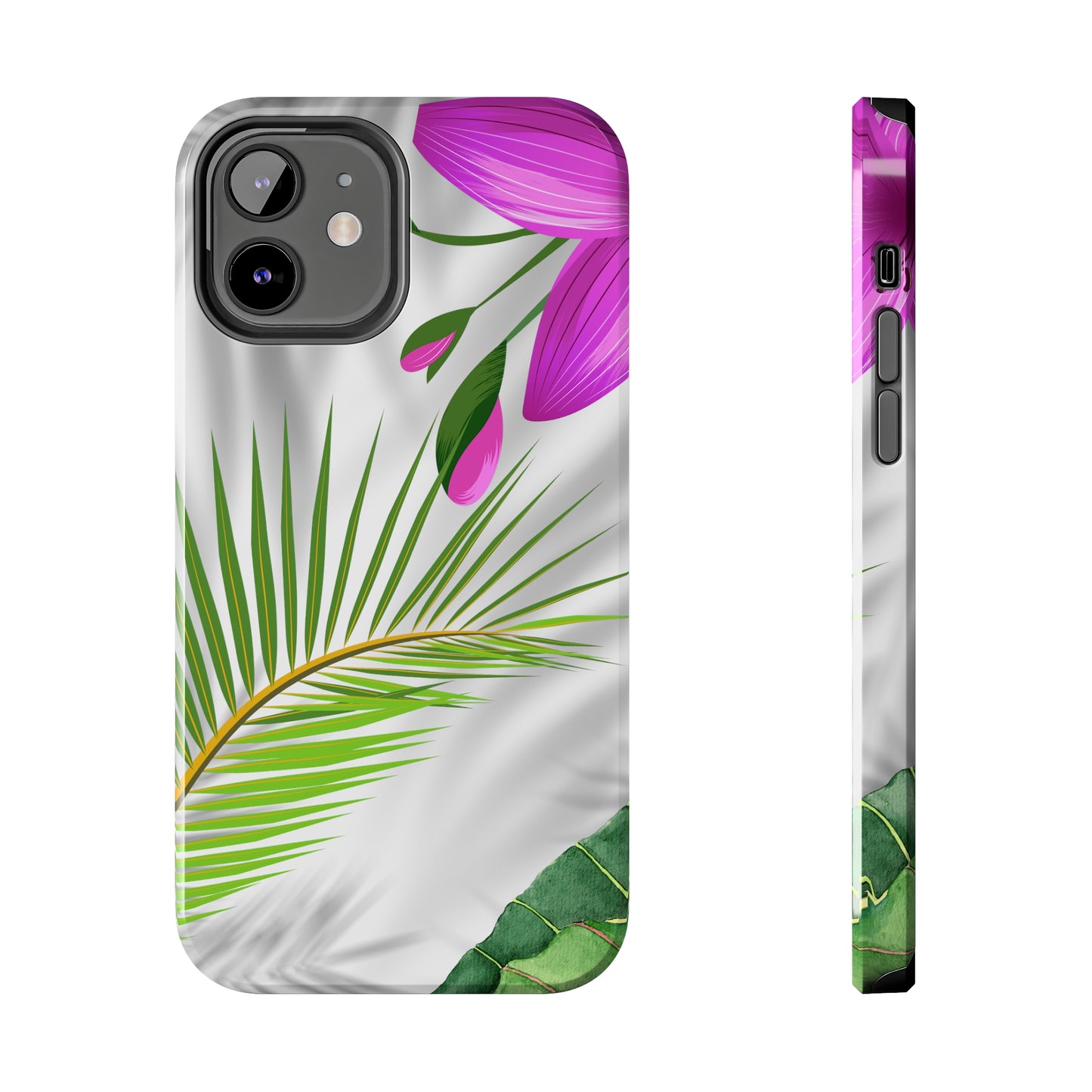Orchid Flowers Custom Printed iPhone case by TheGlassyLass.com
