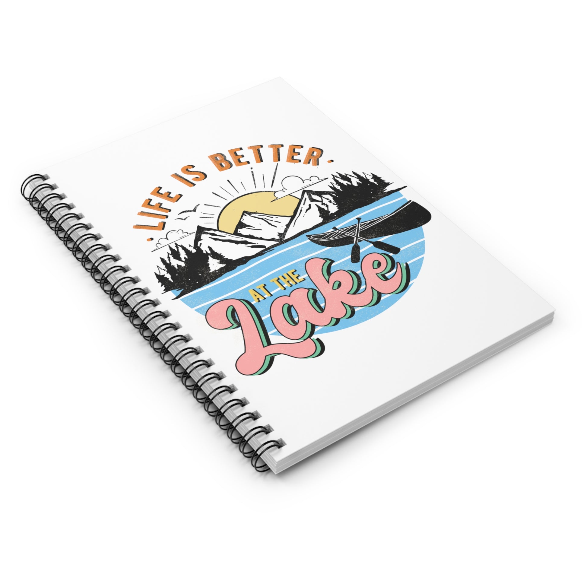 Life is Better: Spiral Notebook - Log Books - Journals - Diaries - and More Custom Printed by TheGlassyLass