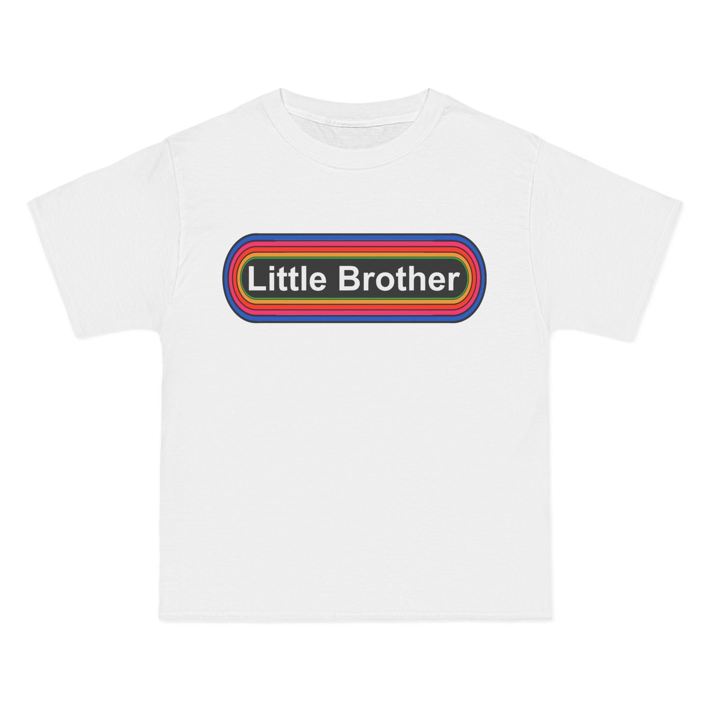 Little Brother T-Shirt: (Hanes Beefy-T 100% Preshrunk Cotton Custom Printed by TheGlassyLass.com