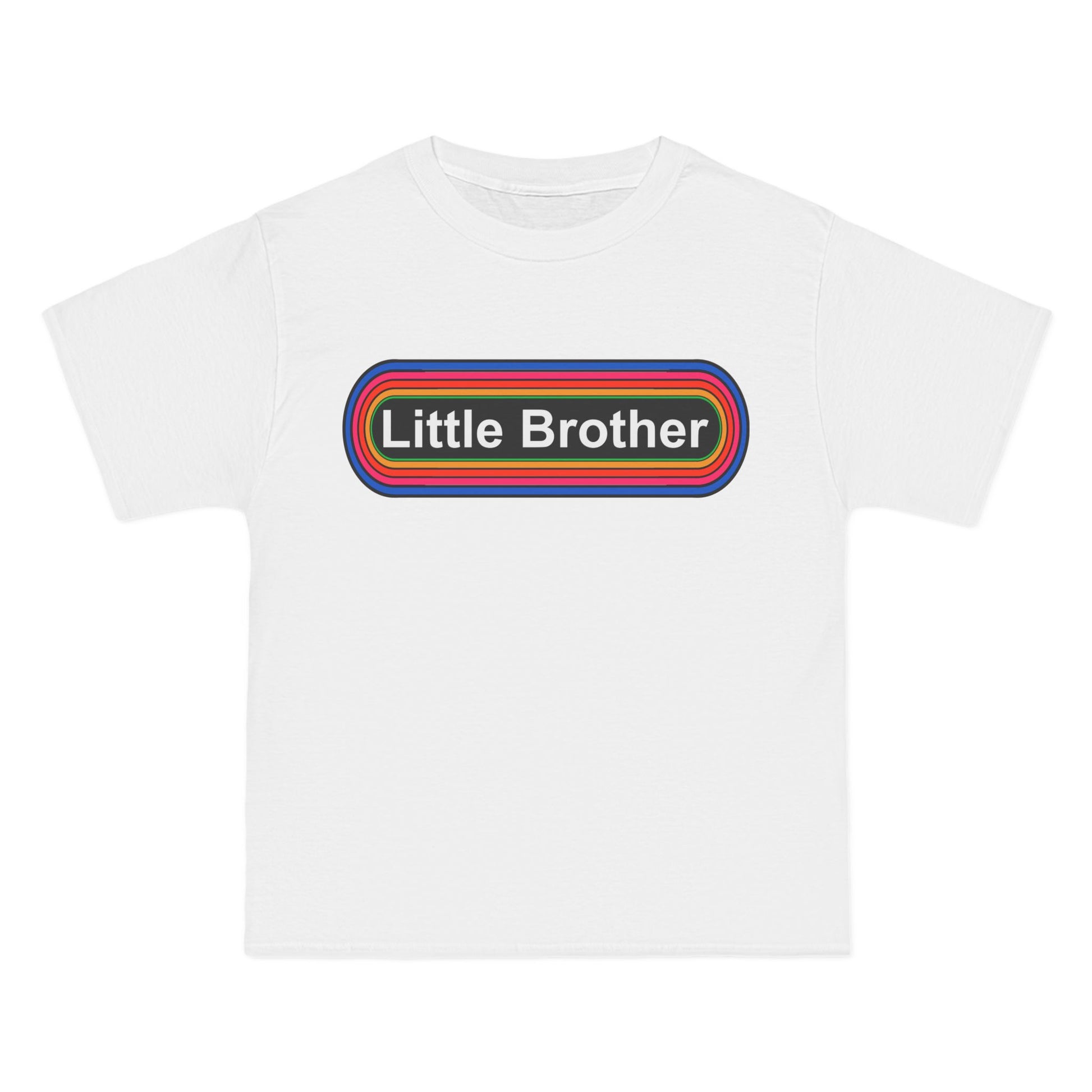 Little Brother T-Shirt: (Hanes Beefy-T 100% Preshrunk Cotton Custom Printed by TheGlassyLass.com