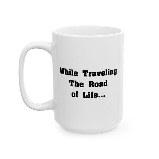 Never Go Full Retard Coffee Mug - Double Sided White Ceramic 15oz by TheGlassyLass.com