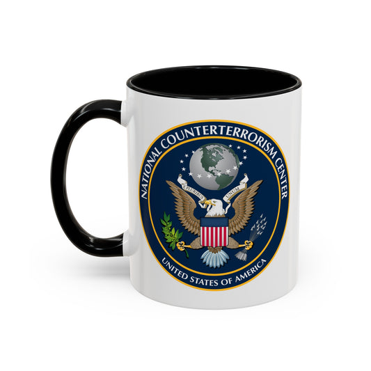 National Counterterrorism Center - Double Sided Black Accent White Ceramic Coffee Mug 11oz by TheGlassyLass.com