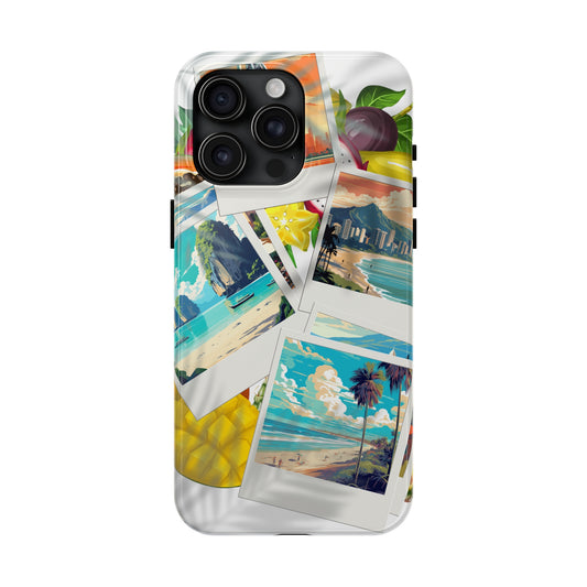 Vacation Travel Custom Printed iPhone case by TheGlassyLass.com