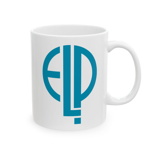 ELP Coffee Mug - Double Sided White Ceramic 11oz by TheGlassyLass.com