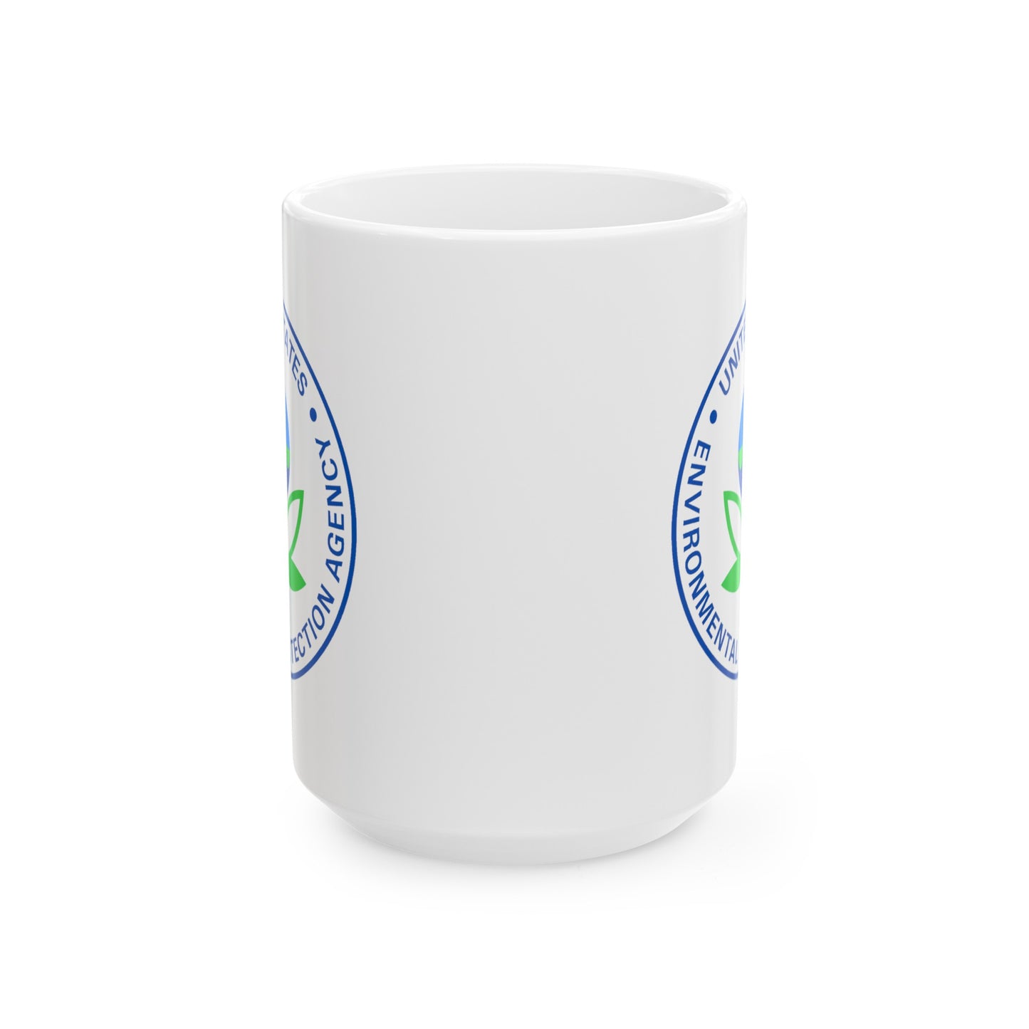 EPA Coffee Mug - Double Sided White Ceramic 15oz by TheGlassyLass.com