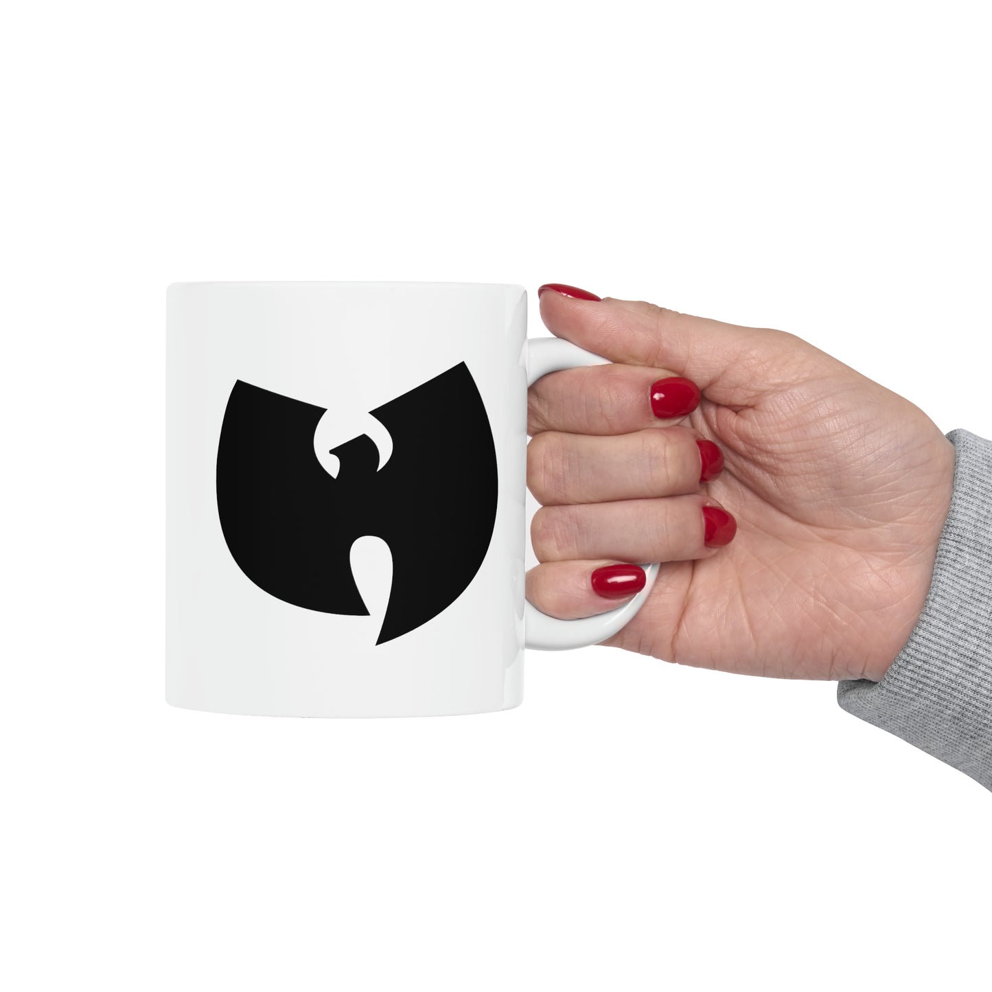 Wu-Tang Black Coffee Mug - Double Sided White Ceramic 11oz by TheGlassyLass.com