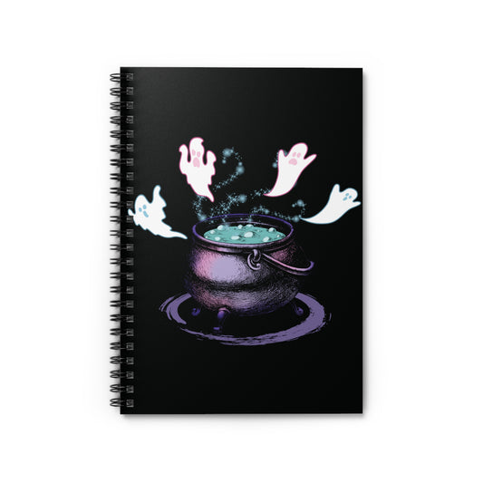 Ghostly Brew Spellbook: Spiral Notebook - Log Books - Journals - Diaries - and More Custom Printed by TheGlassyLass
