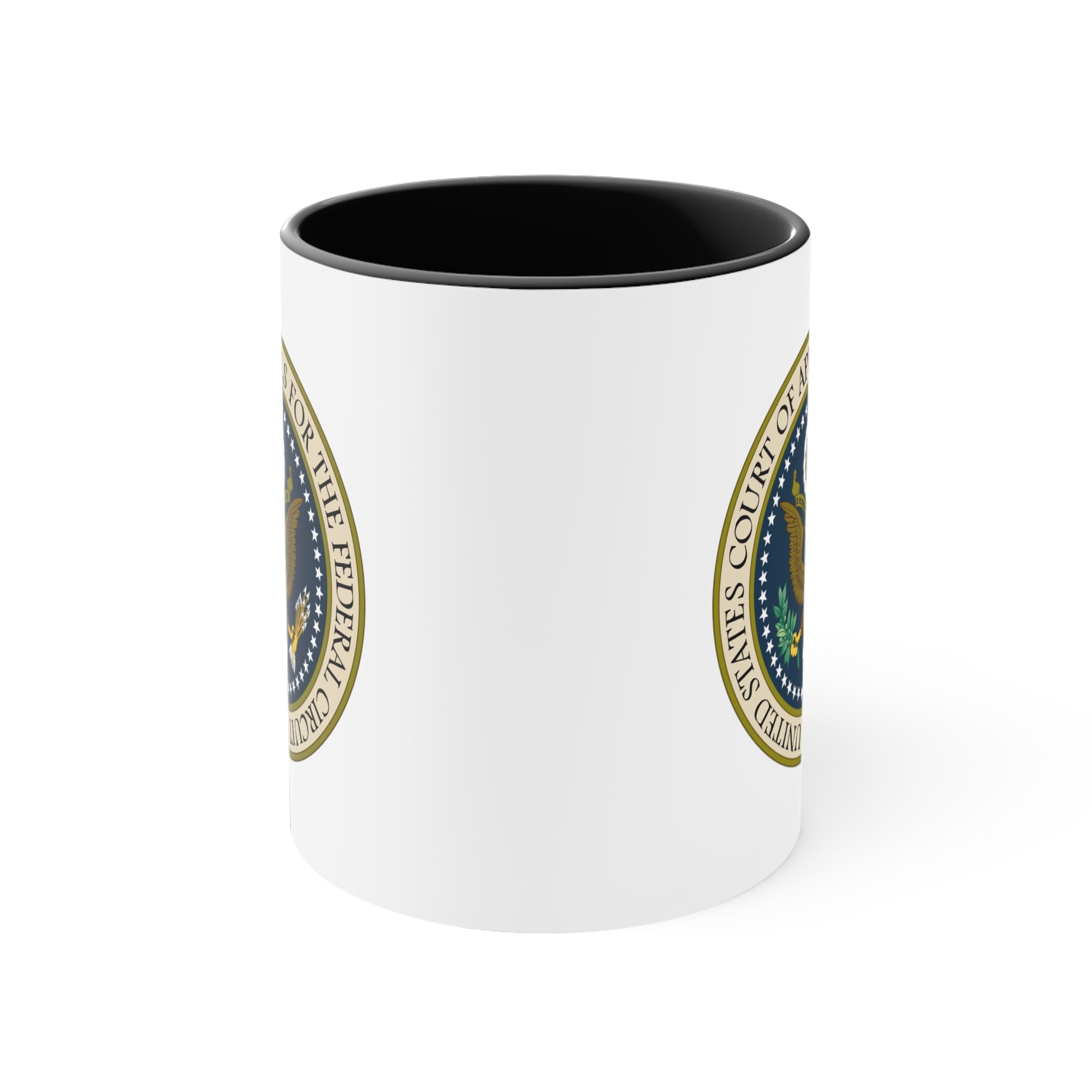 US Court of Appeals Coffee Mug - Double Sided Black Accent White Ceramic 11oz by TheGlassyLass.com