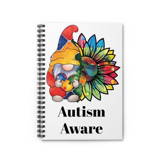 Autism Aware: Spiral Notebook - Log Books - Journals - Diaries - and More Custom Printed by TheGlassyLass