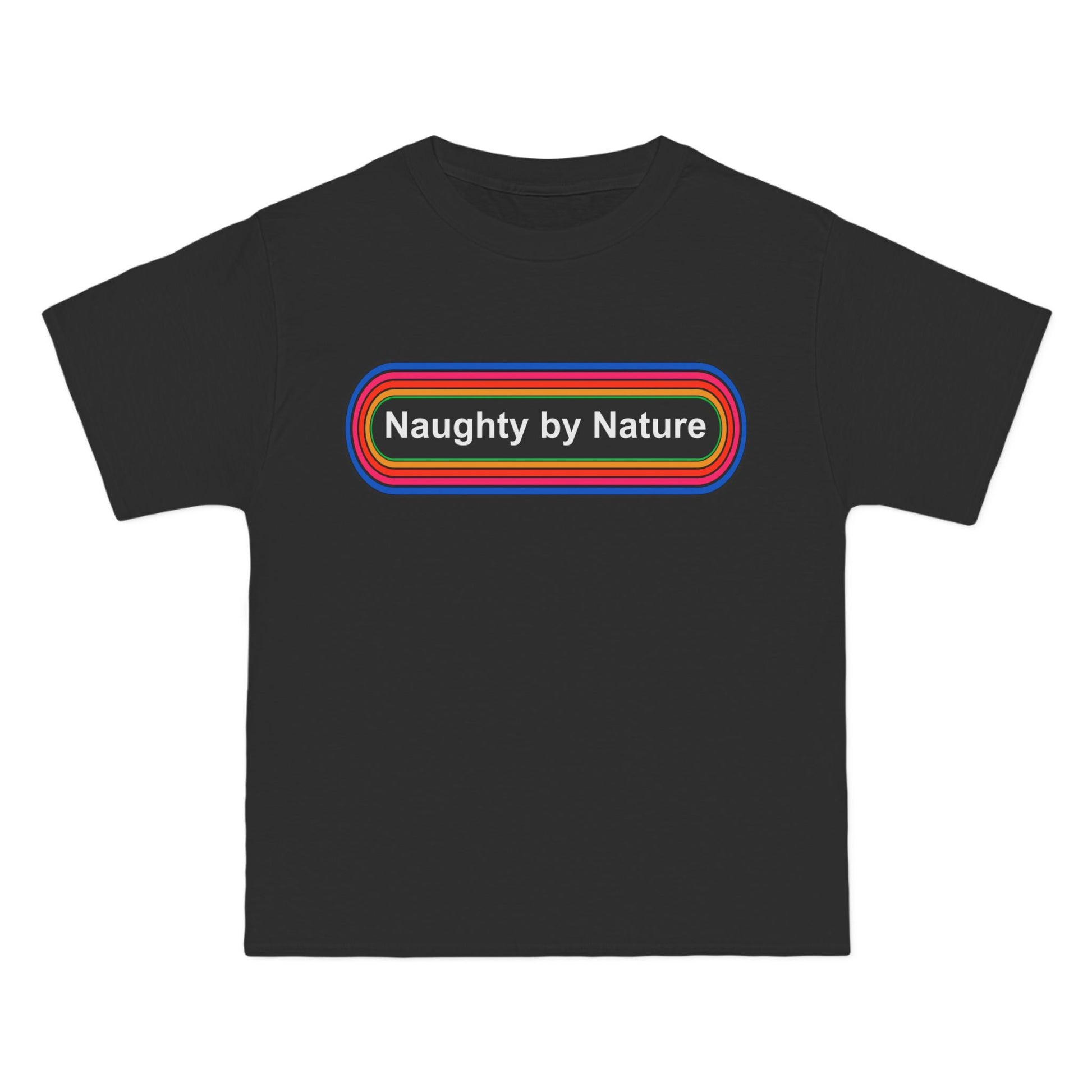 Naughty by Nature T-Shirt: (Hanes Beefy-T 100% Preshrunk Cotton Custom Printed by TheGlassyLass.com