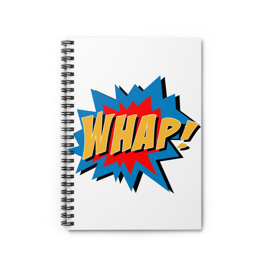 Superhero WHAP: Spiral Notebook - Log Books - Journals - Diaries - and More Custom Printed by TheGlassyLass.com