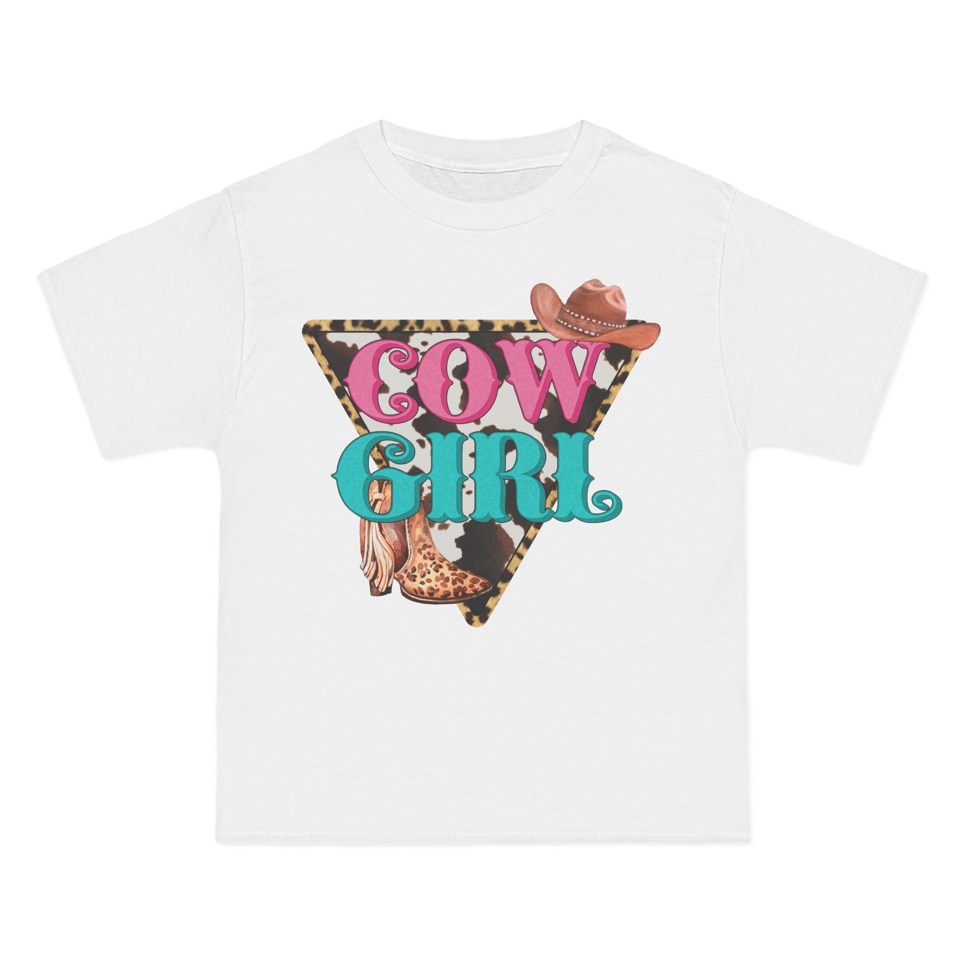 Cowgirl Pride T-Shirt: (Hanes Beefy-T 100% Preshrunk Cotton Custom Printed by TheGlassyLass.com