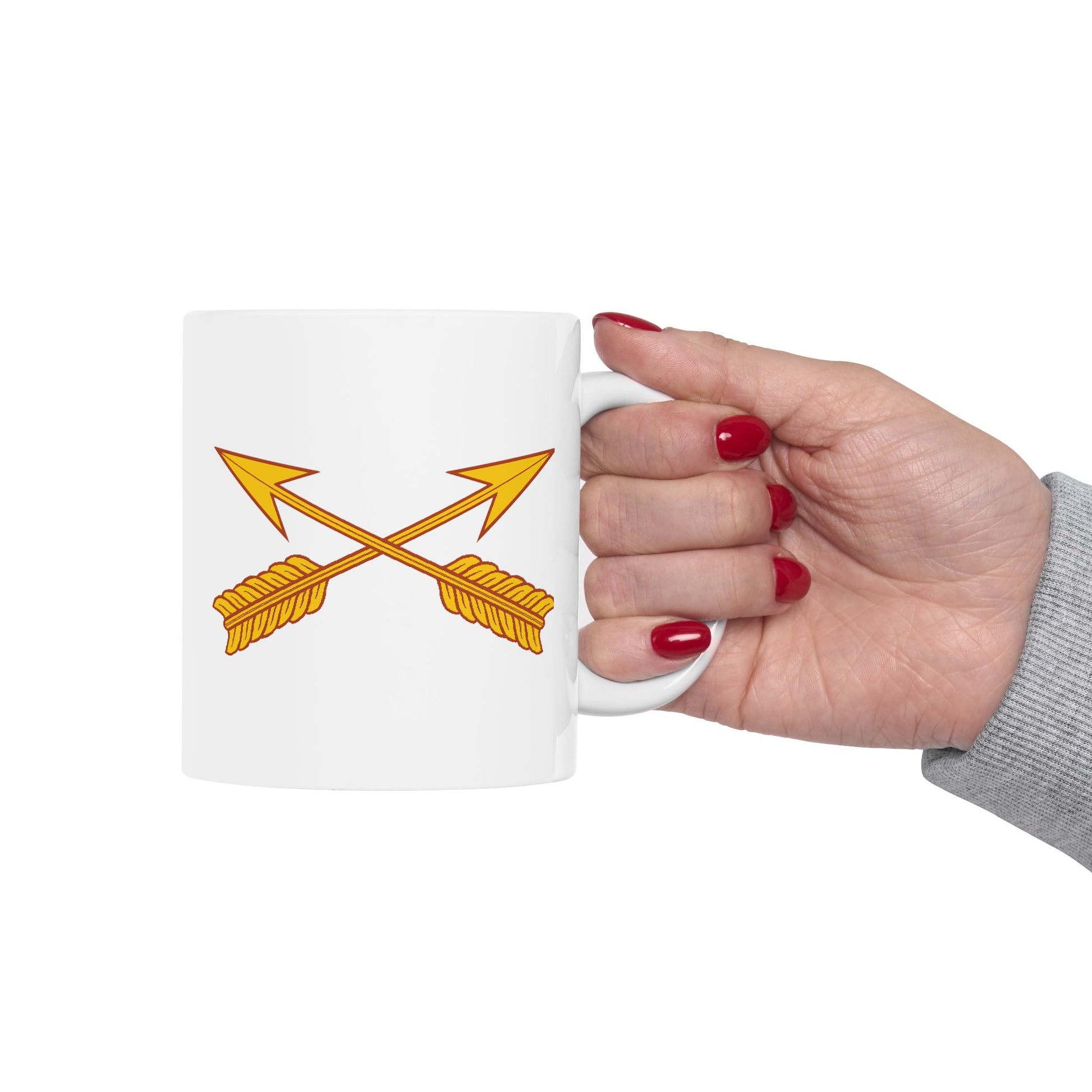 US Army Special Forces Coffee Mug - Double Sided White Ceramic 11oz by TheGlassyLass.com