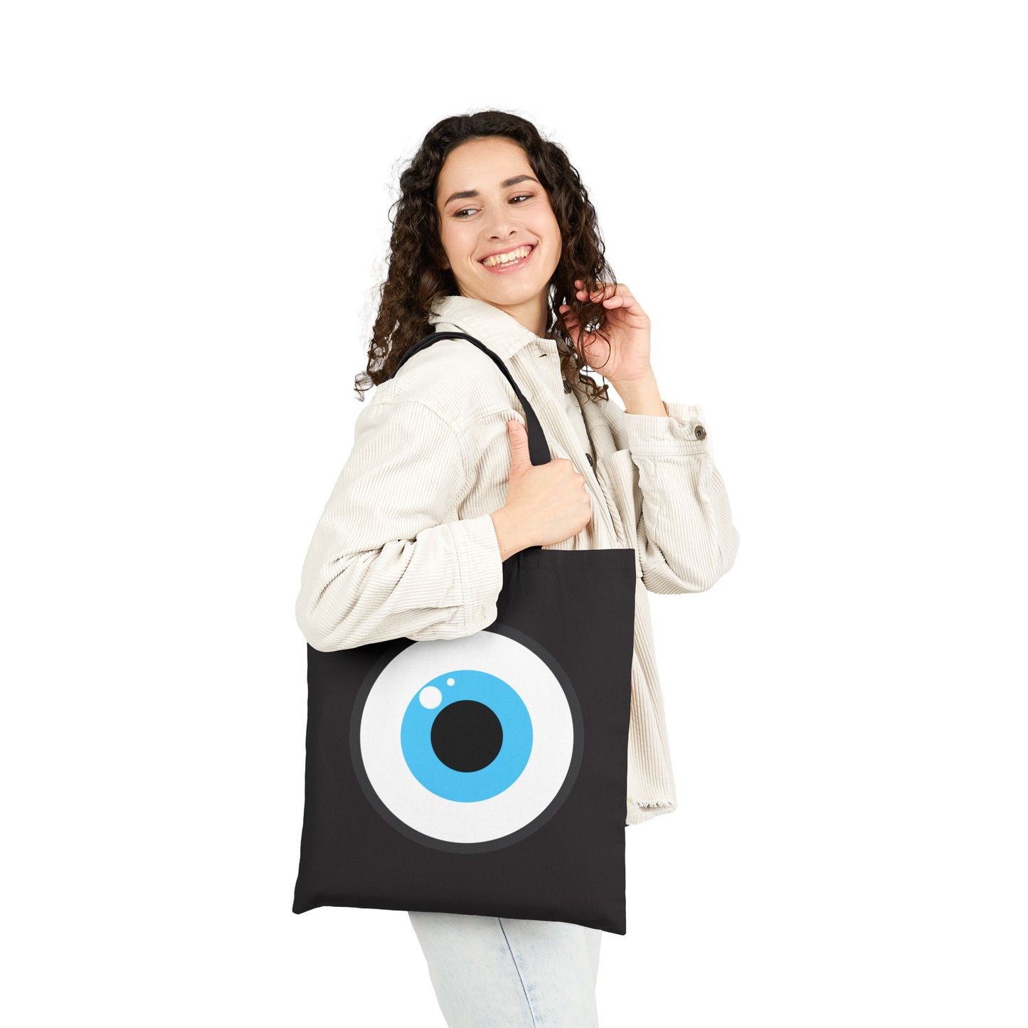Eye On You Logo Tote Bag - Heavyweight 100% Cotton Canvas by TheGlassyLass.com