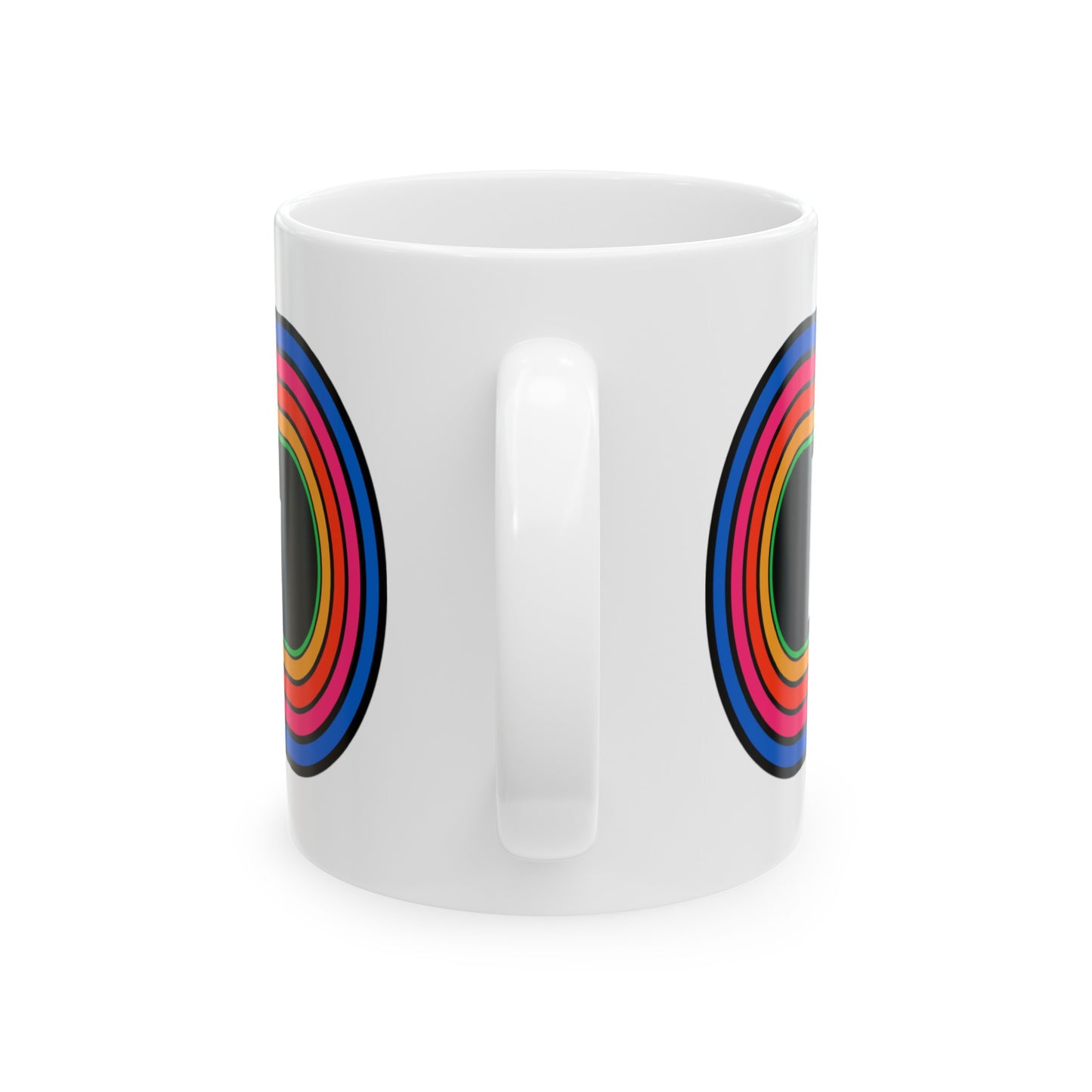 Rainbow Meemaw Coffee Mug - Wrap Print White Ceramic 11oz - by TheGlassyLass.com