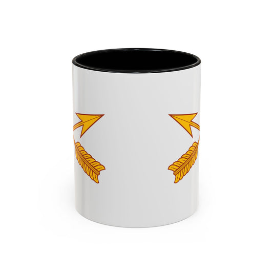 US Army Special Forces Coffee Mug - Double Sided Black Accent White Ceramic 11oz by TheGlassyLass.com