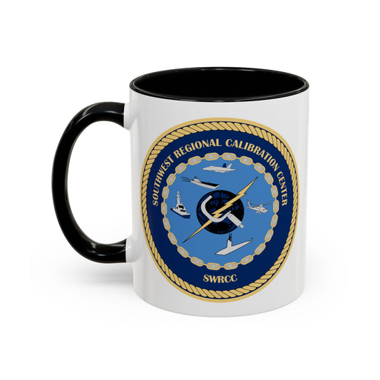 Southwest Regional Calibration Center Coffee Mug - Double Sided Black Accent White Ceramic 11oz by TheGlassyLass.com