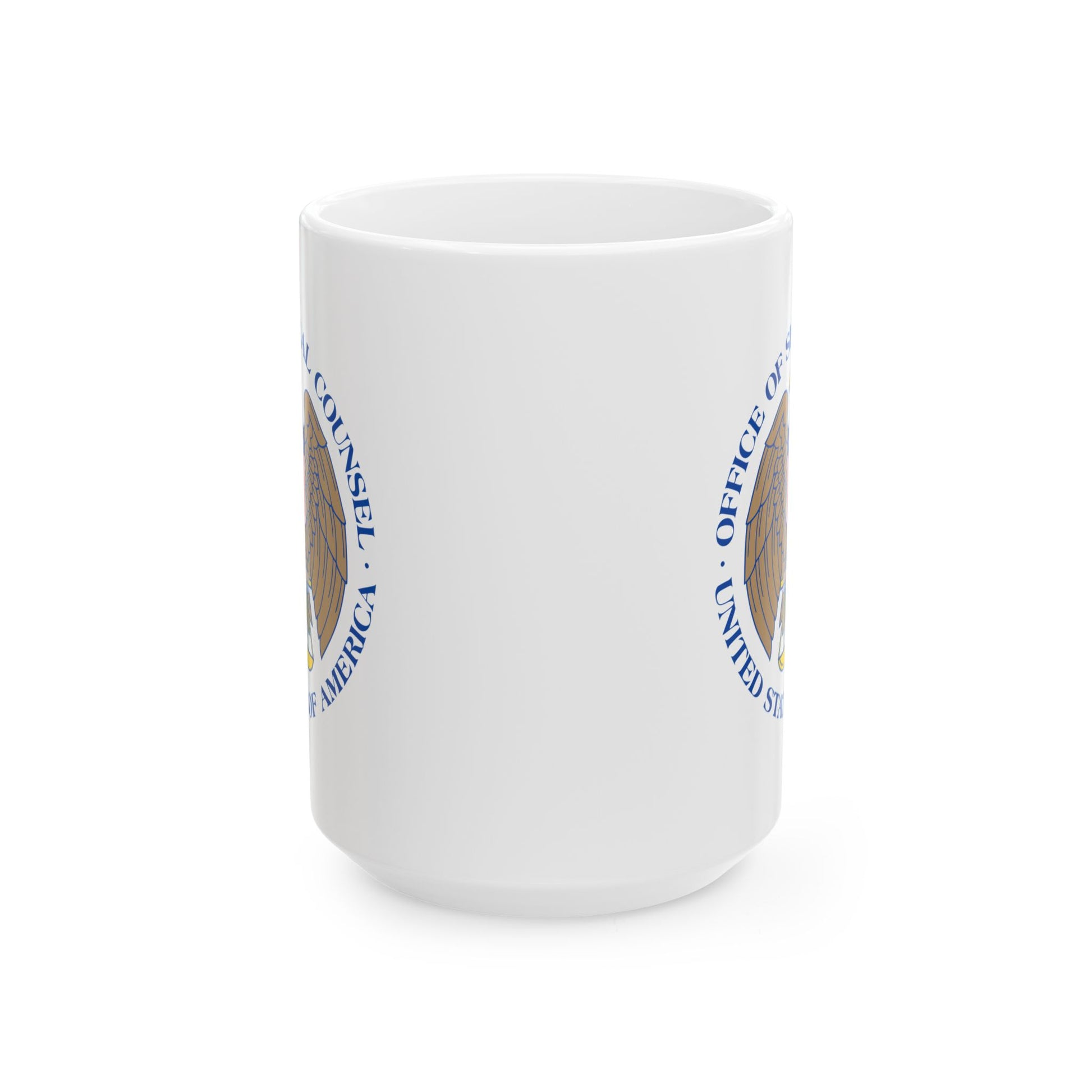 United States Office of Special Counsel Seal Coffee Mug - Double Sided White Ceramic 15oz by TheGlassyLass.com