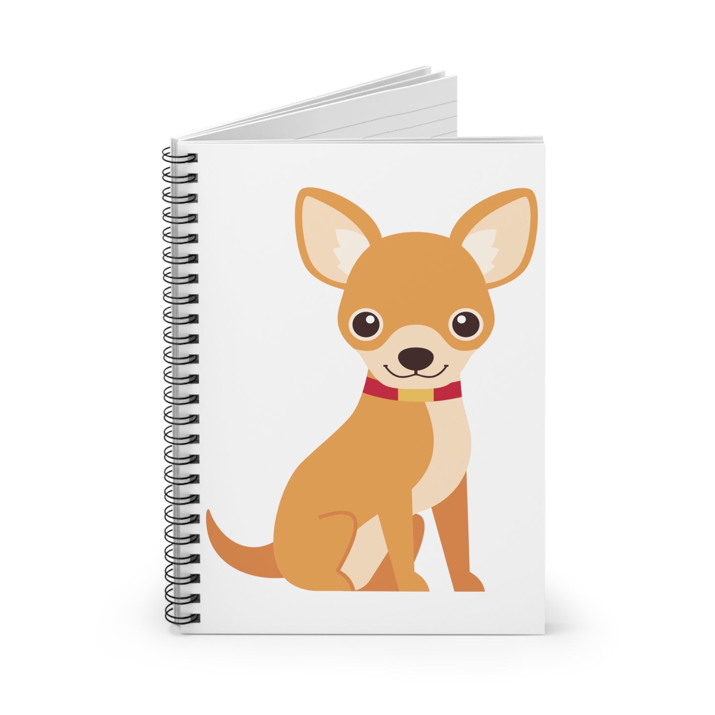 Happy Chihuahua: Spiral Notebook - Log Books - Journals - Diaries - and More Custom Printed by TheGlassyLass