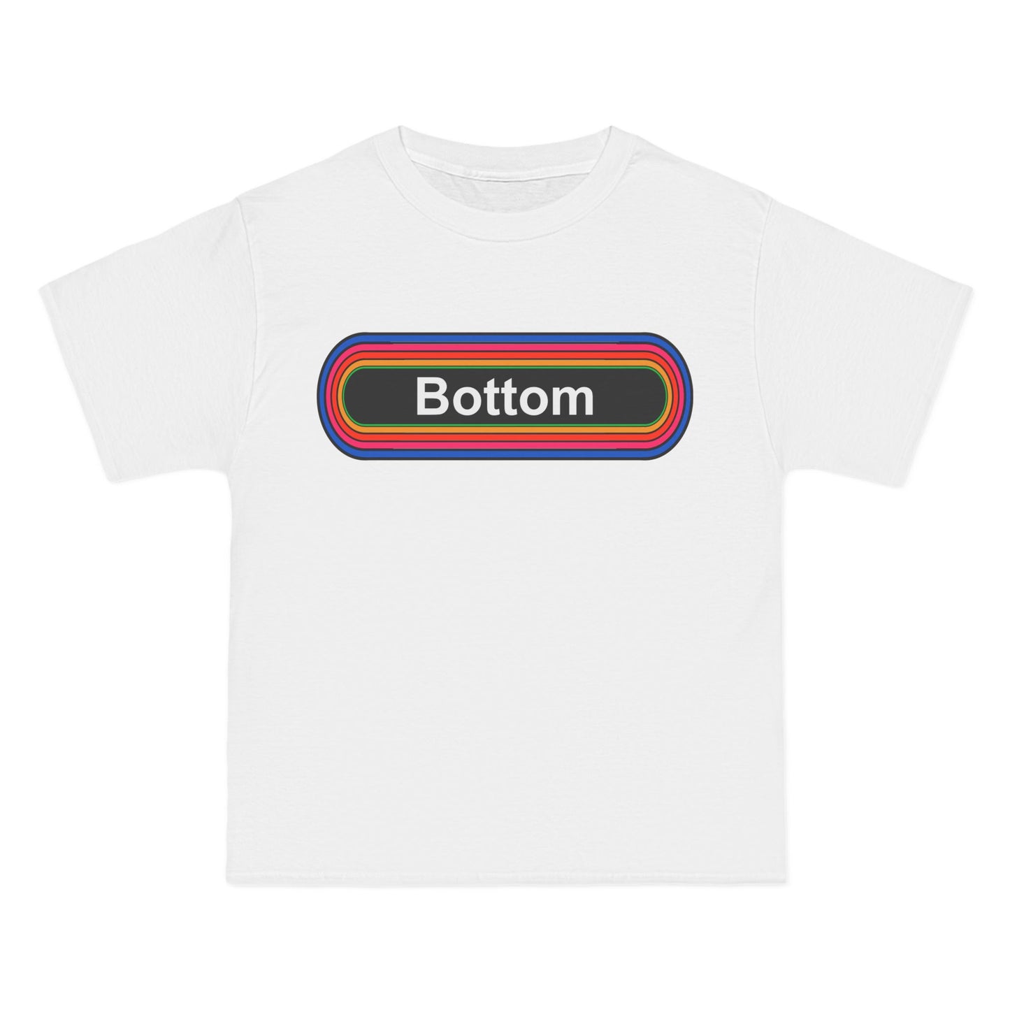 Bottom T-Shirt: (Hanes Beefy-T 100% Preshrunk Cotton) Custom Printed by TheGlassyLass