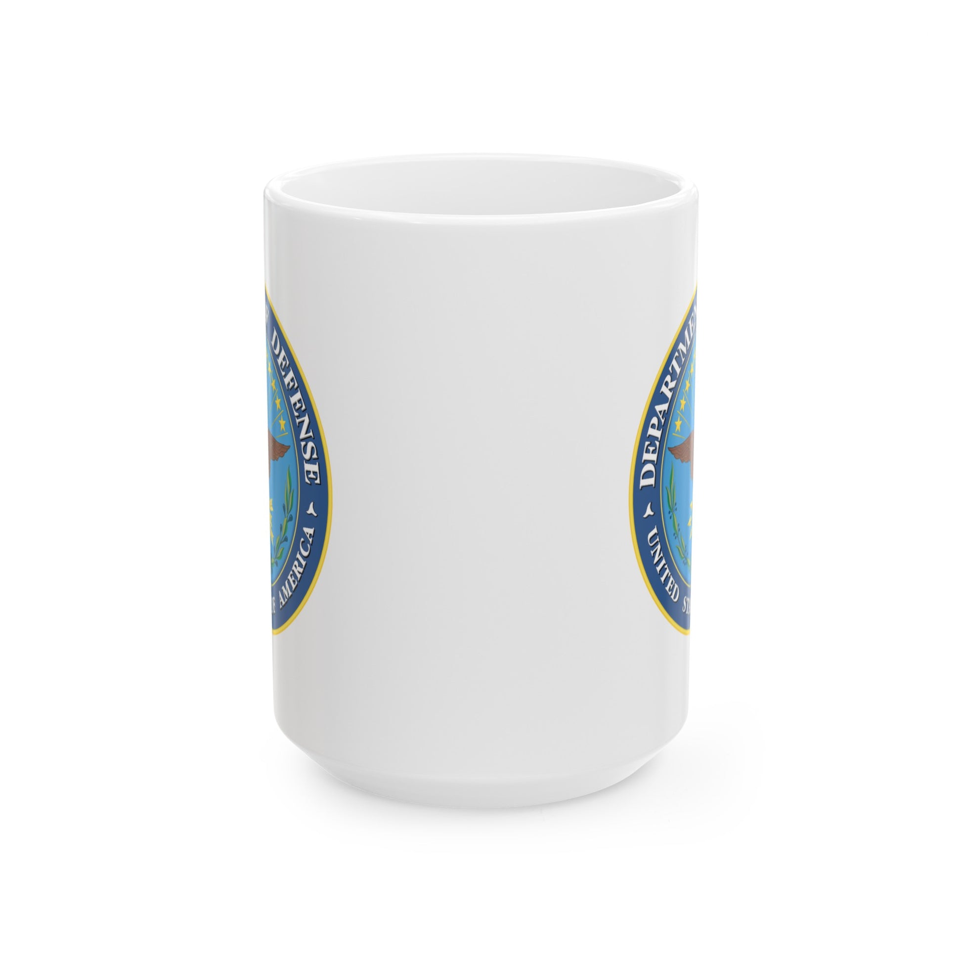 Department of Defense Coffee Mug - Double Sided White Ceramic 15oz by TheGlassyLass.com