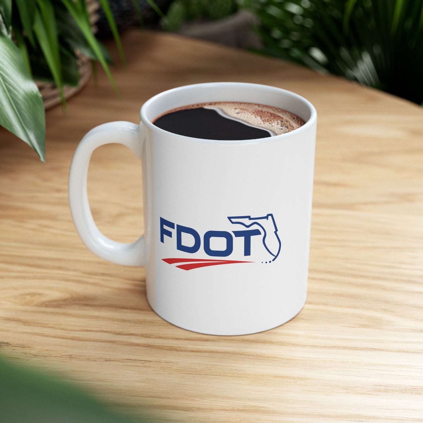 Florida Department of Transportation - Double Sided White Ceramic 11oz by TheGlassyLass.com