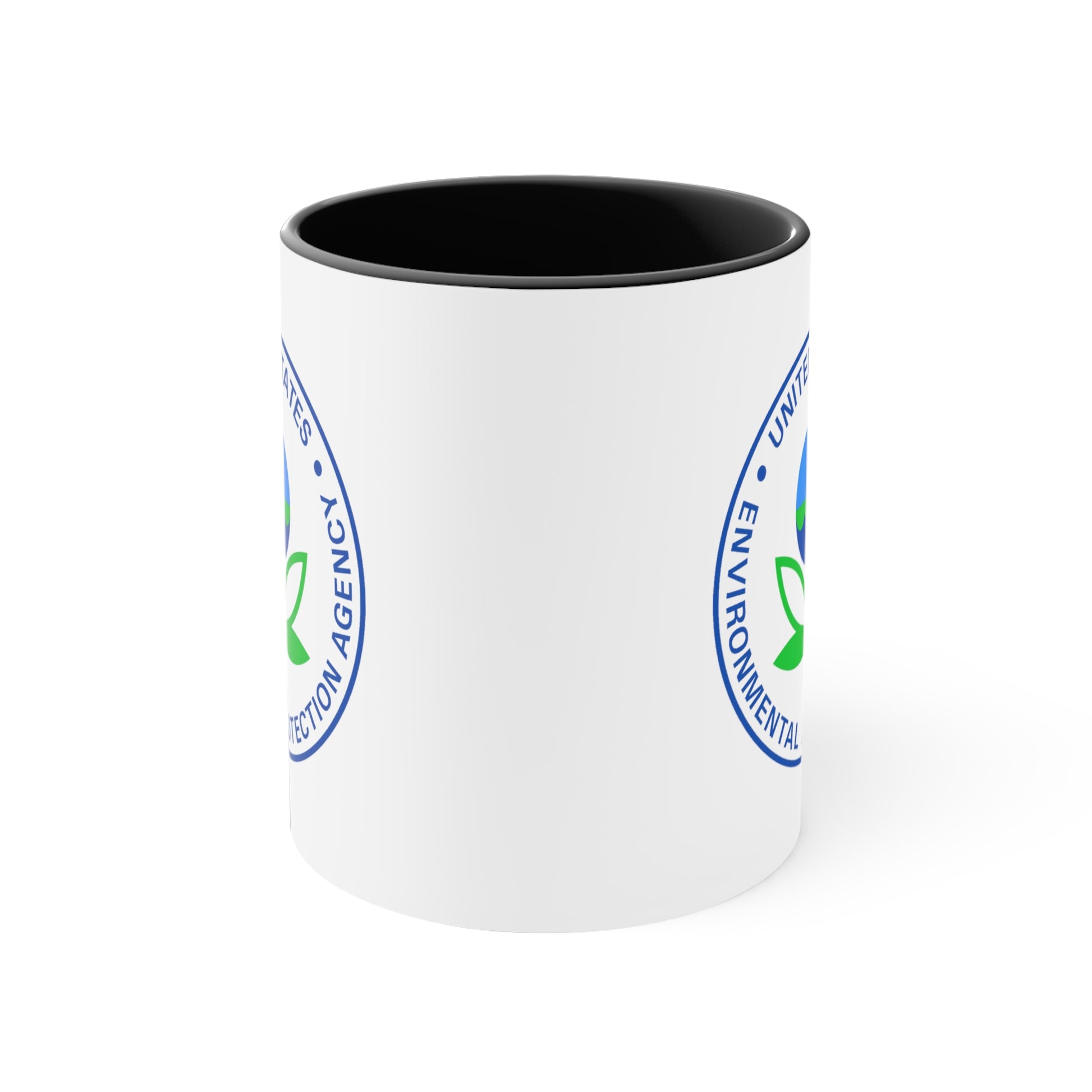 EPA Coffee Mug - Double Sided Black Accent White Ceramic 11oz by TheGlassyLass.com