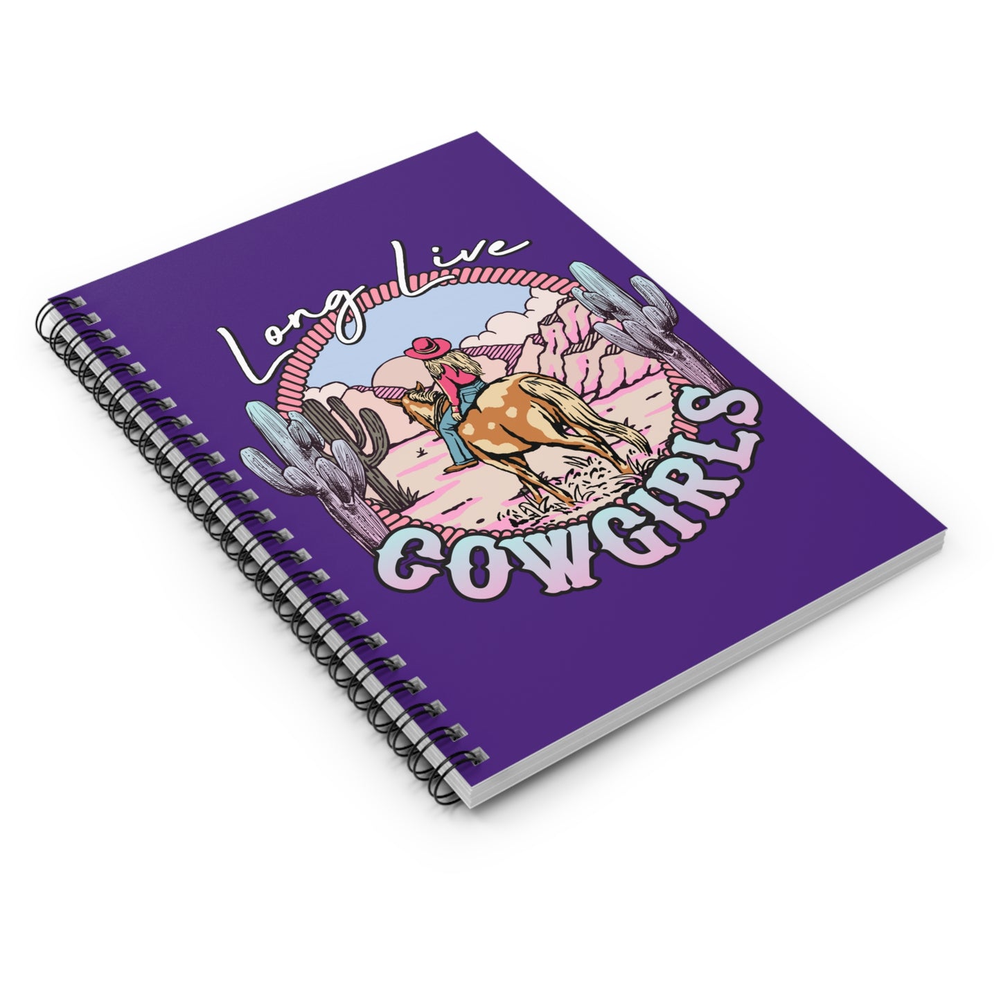 Long Live Cowgirls: Spiral Notebook - Log Books - Journals - Diaries - and More Custom Printed by TheGlassyLass