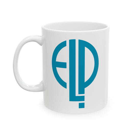 ELP Coffee Mug - Double Sided White Ceramic 11oz by TheGlassyLass.com