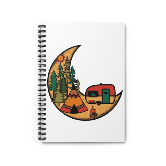 Camper's Moon: Spiral Notebook - Log Books - Journals - Diaries - and More Custom Printed by TheGlassyLass
