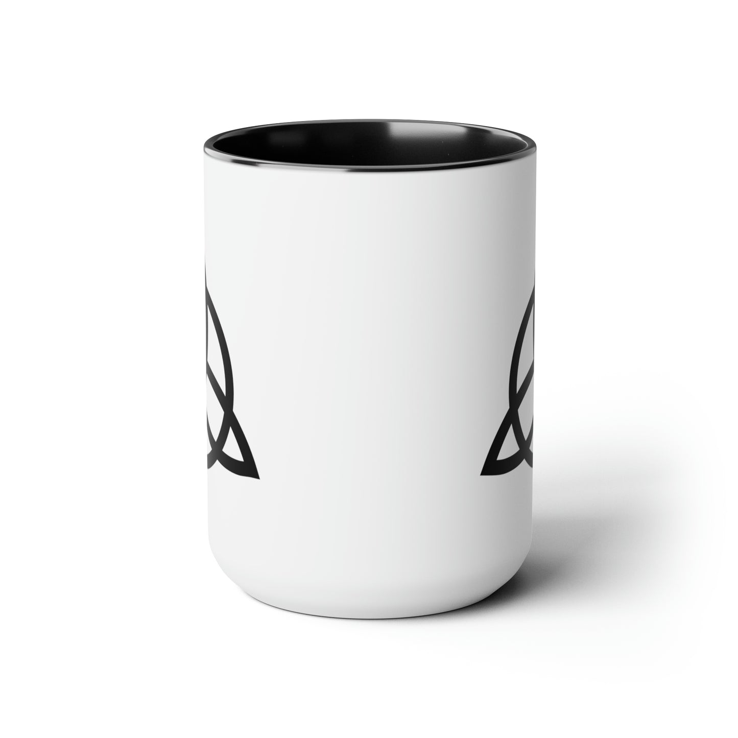 John Paul Jones Led Zeppelin IV Coffee Mug - Double Sided Black Accent White Ceramic 15oz by TheGlassyLass.com