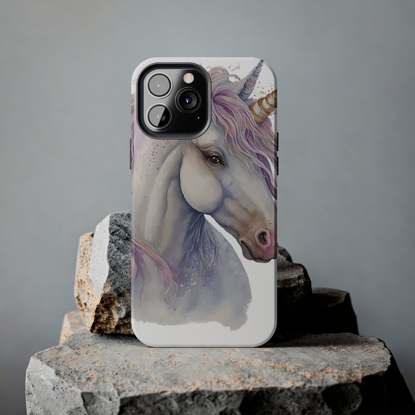 Unicorn Spirit Guide: iPhone Tough Case Design - Wireless Charging - Superior Protection - Original Designs by TheGlassyLass.com