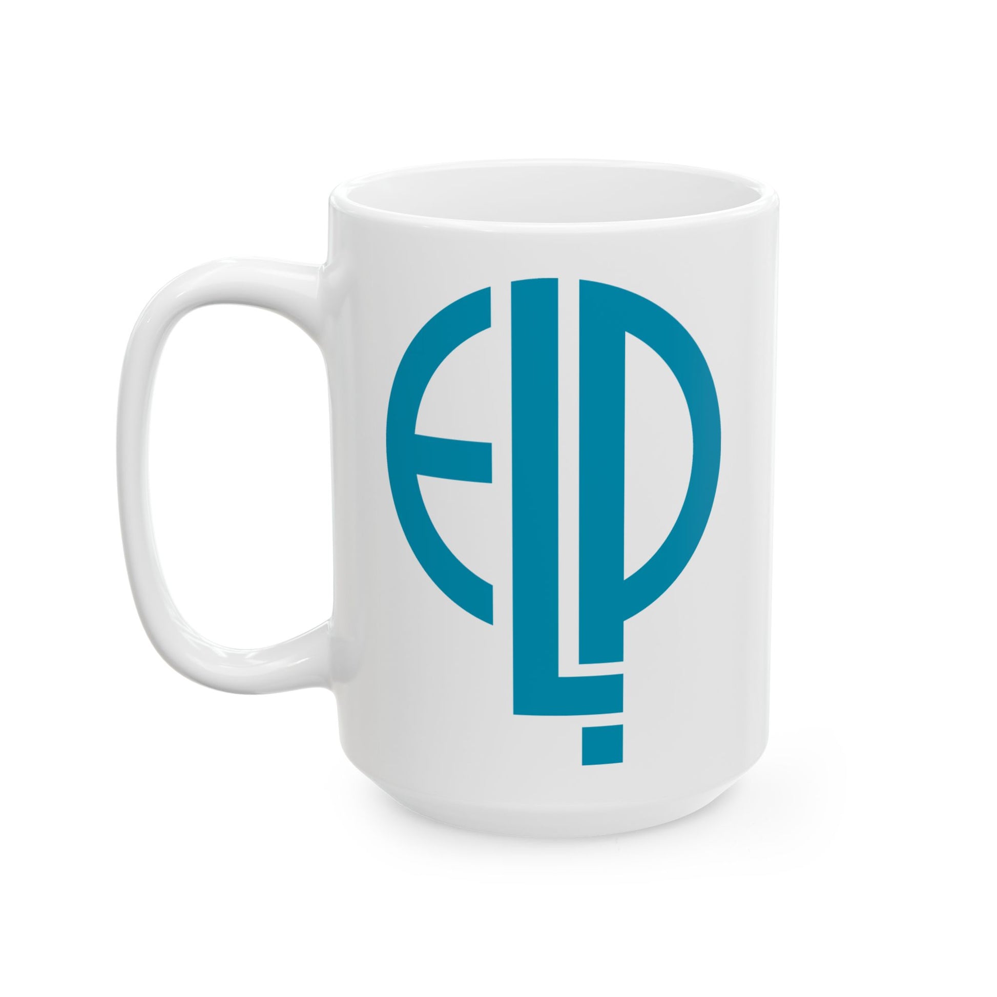 ELP Coffee Mug - Double Sided White Ceramic 15oz by TheGlassyLass.com