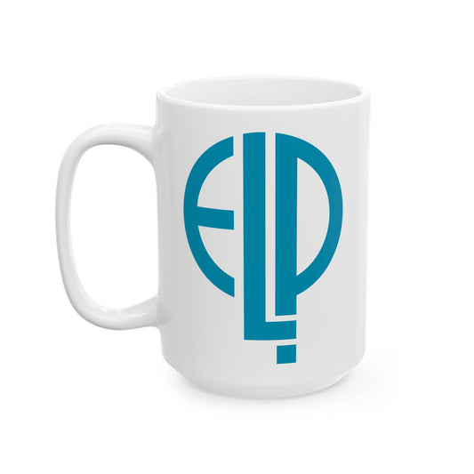 ELP Coffee Mug - Double Sided White Ceramic 15oz by TheGlassyLass.com
