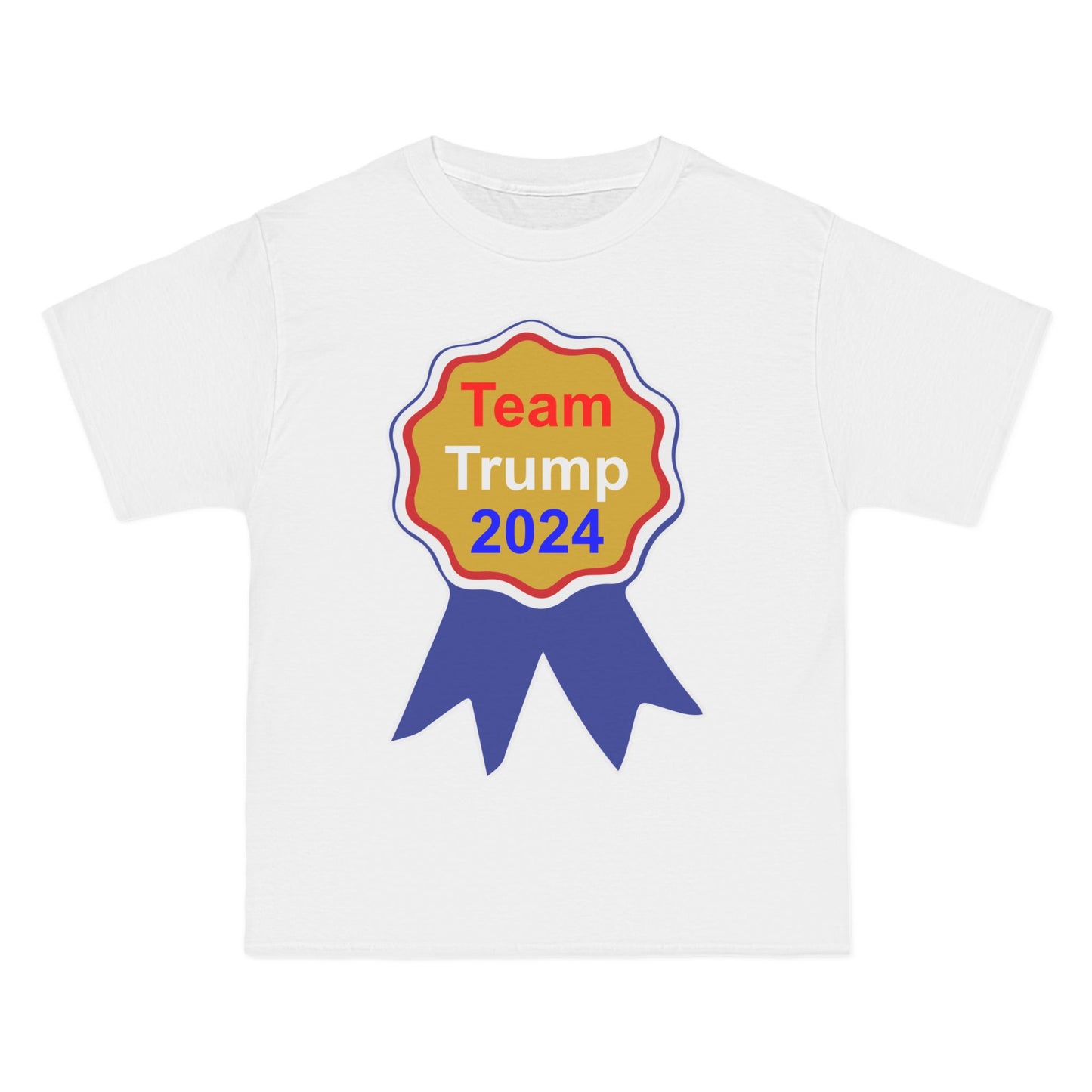 Team Trump T-Shirt: (Hanes Beefy-T 100% Preshrunk Cotton) Custom Printed by TheGlassyLass