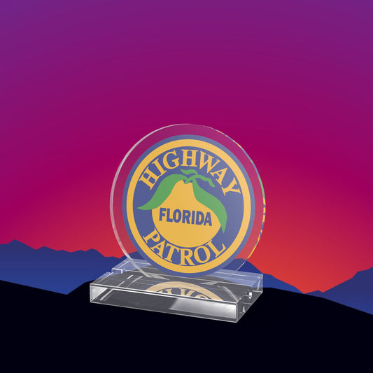 Florida Highway Patrol Acrylic Standee by TheGlassyLass.com