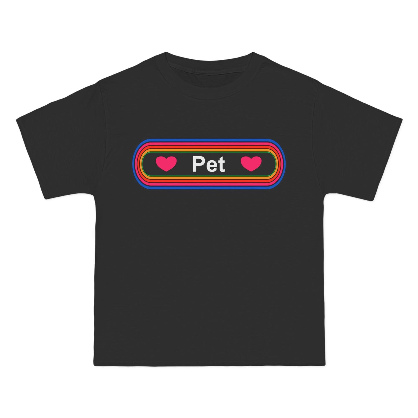 Pet T-Shirt: (Hanes Beefy-T 100% Preshrunk Cotton Custom Printed by TheGlassyLass.com