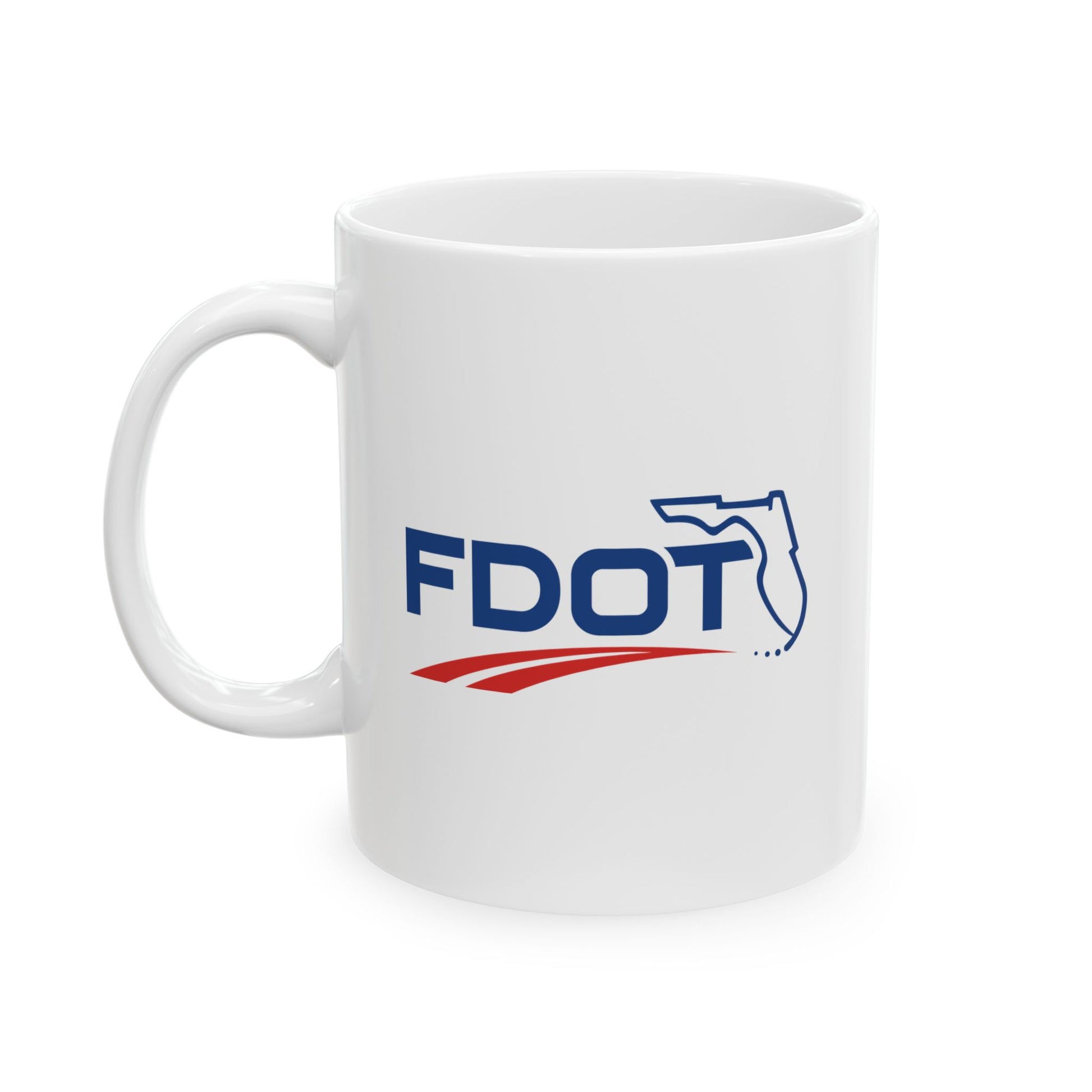 Florida Department of Transportation - Double Sided White Ceramic 11oz by TheGlassyLass.com