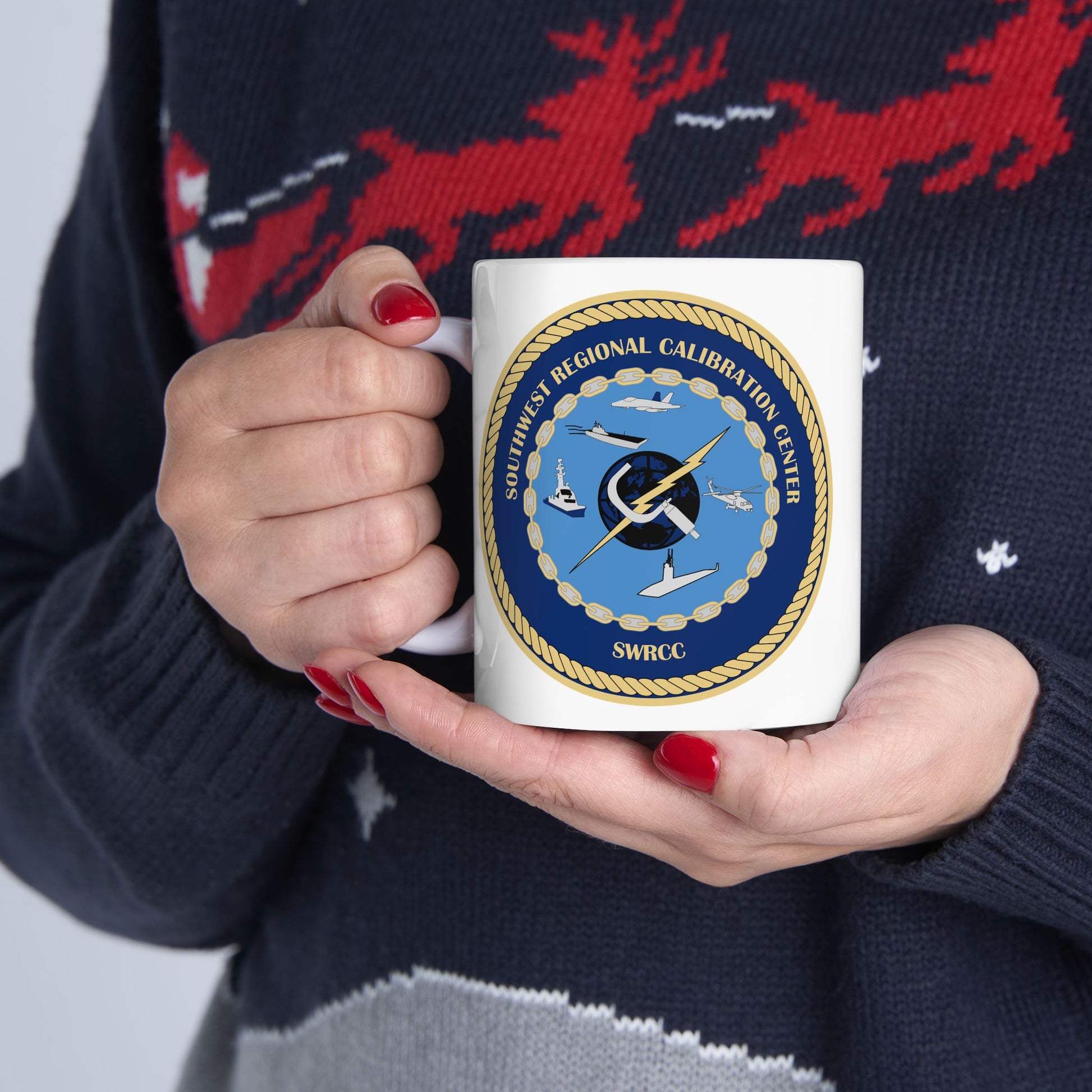 Southwest Regional Calibration Center Coffee Mug - Double Sided White Ceramic 11oz by TheGlassyLass.com