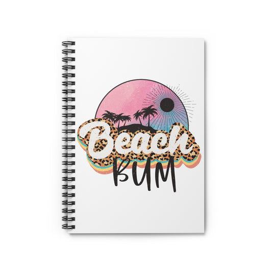 Beach Bum: Spiral Notebook - Log Books - Journals - Diaries - and More Custom Printed by TheGlassyLass