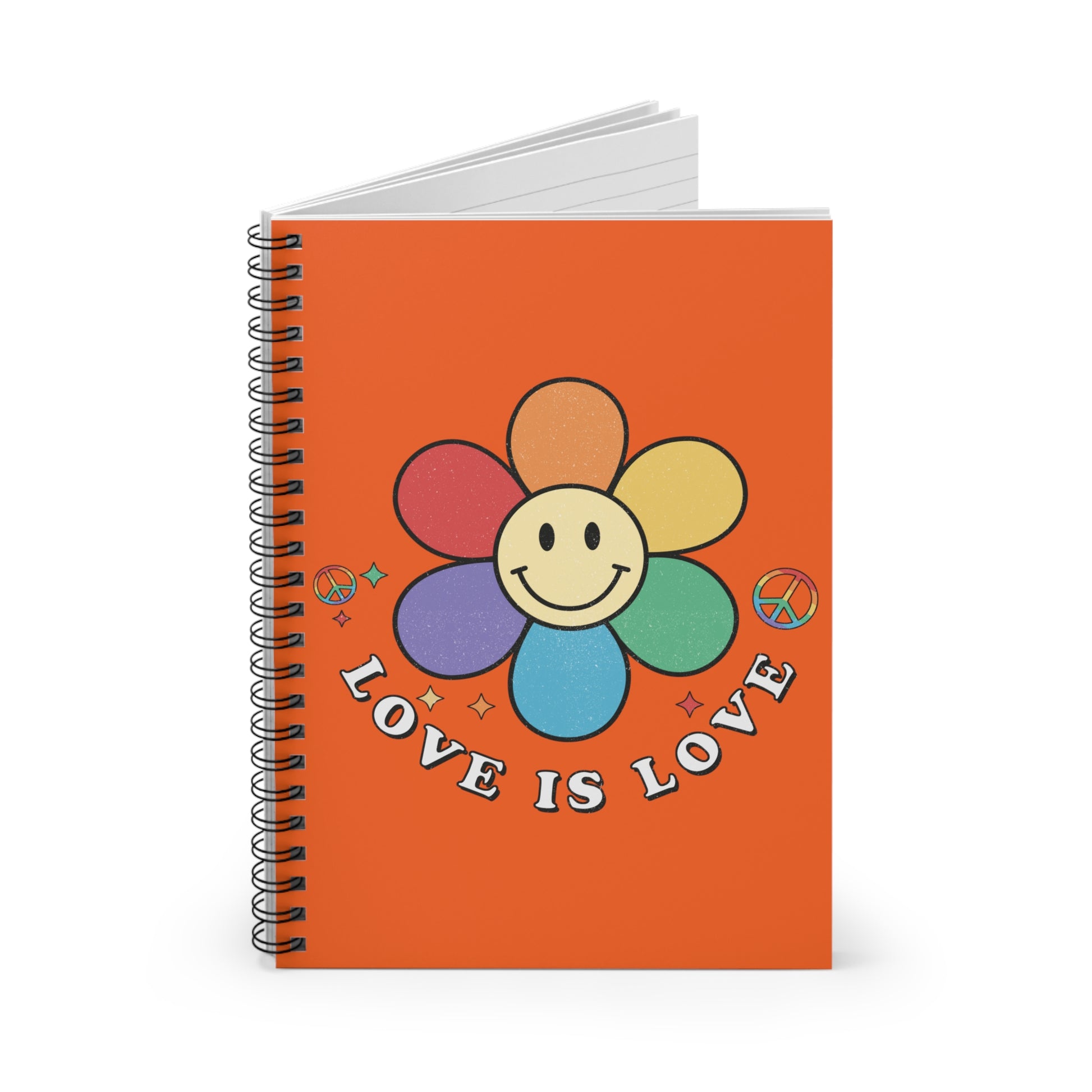 Love is Love: Spiral Notebook - Log Books - Journals - Diaries - and More Custom Printed by TheGlassyLass