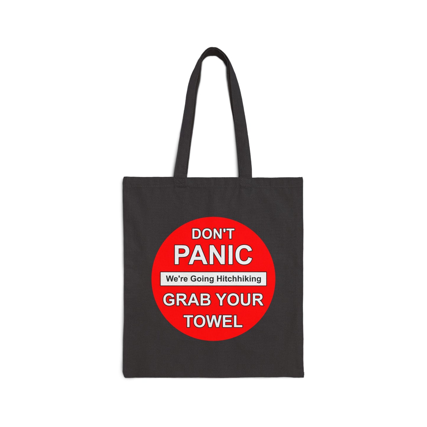 Don't Panic Tote Bag - Heavyweight 100% Cotton Canvas by TheGlassyLass.com