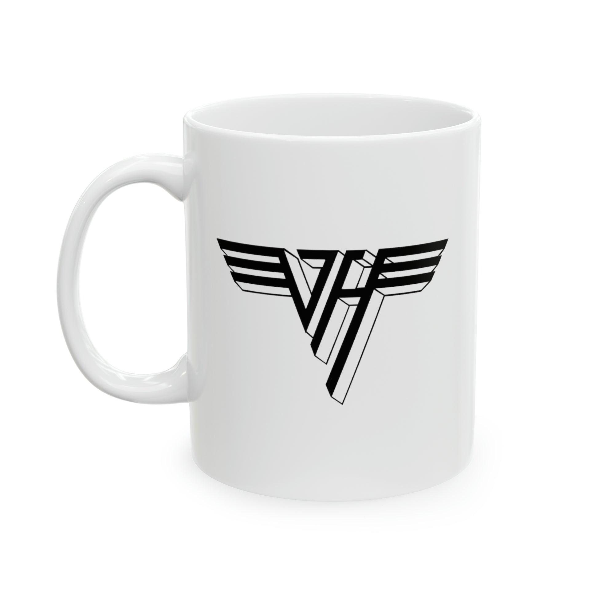 Van Halen Coffee Mug - Double Sided White Ceramic 11oz by TheGlassyLass.com